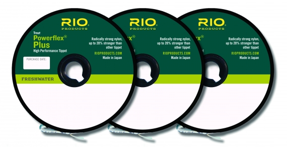 RIO PowerFlex Plus Tippet 3-pack 3X-5X i gruppen Krok & Småplock / Tafsar & Tafsmaterial / Tafsmaterial / Tafsmaterial Flugfiske hos Sportfiskeprylar.se (RP22197)