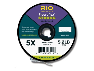 Rio Fluoroflex Strong Tippet 91m i gruppen Fiskemetoder / Flugfiske / Tafsar & Tafsmaterial / Tafsmaterial Flugfiske hos Sportfiskeprylar.se (RP22454r)