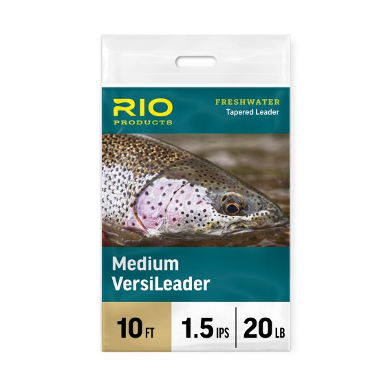 Rio Trout VersiLeader Medium 10ft i gruppen Fiskemetoder / Flugfiske / Tafsar & Tafsmaterial / Färdiga Flugfisketafsar / Polyleaders hos Sportfiskeprylar.se (RP24658r)