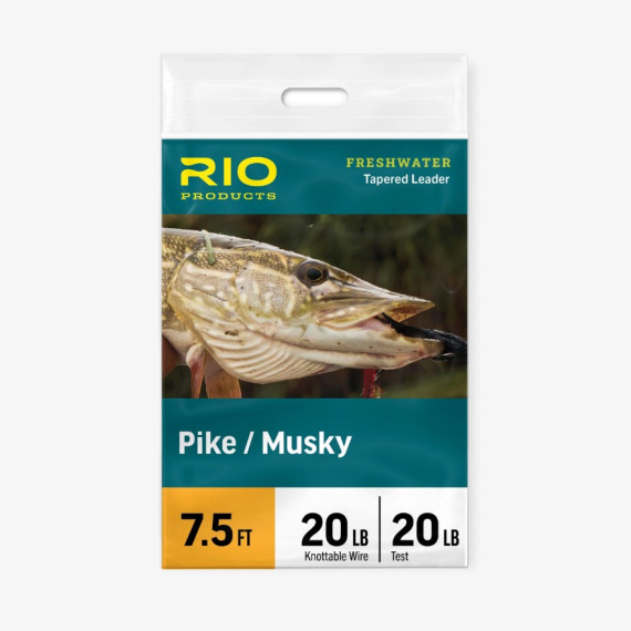 Rio Pike/Musky Leader 7,5ft i gruppen Fiskemetoder / Flugfiske / Tafsar & Tafsmaterial / Färdiga Flugfisketafsar / Taperade Flugfisketafsar hos Sportfiskeprylar.se (RP24666r)