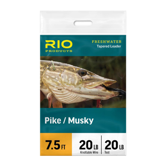 Rio Pike/Musky Leader 7,5ft i gruppen Fiskemetoder / Flugfiske / Tafsar & Tafsmaterial / Färdiga Flugfisketafsar / Taperade Flugfisketafsar hos Sportfiskeprylar.se (RP24666r)