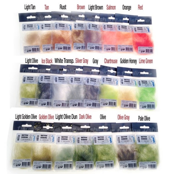 Baitfish Dubbing - Olive i gruppen Krok & Småplock / Flugbindning / Flugbindningsmaterial / Dubbing hos Sportfiskeprylar.se (S-267827)