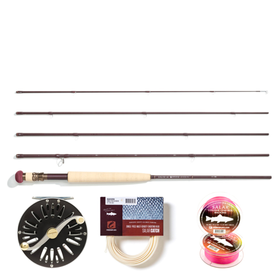 Salar S4 #7/8 10\' Enhands Flugset i gruppen Fiskeset / Flugfiskeset / Flugfiskeset Enhands hos Sportfiskeprylar.se (SALARS478SET)