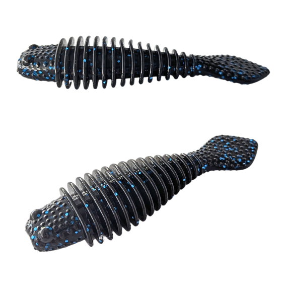 Blackfin Dreambug 7cm, (5-Pack) - Black n Blue - Fiskedrag - Jiggar - Gummibeten - Kräftor - Creaturebaits