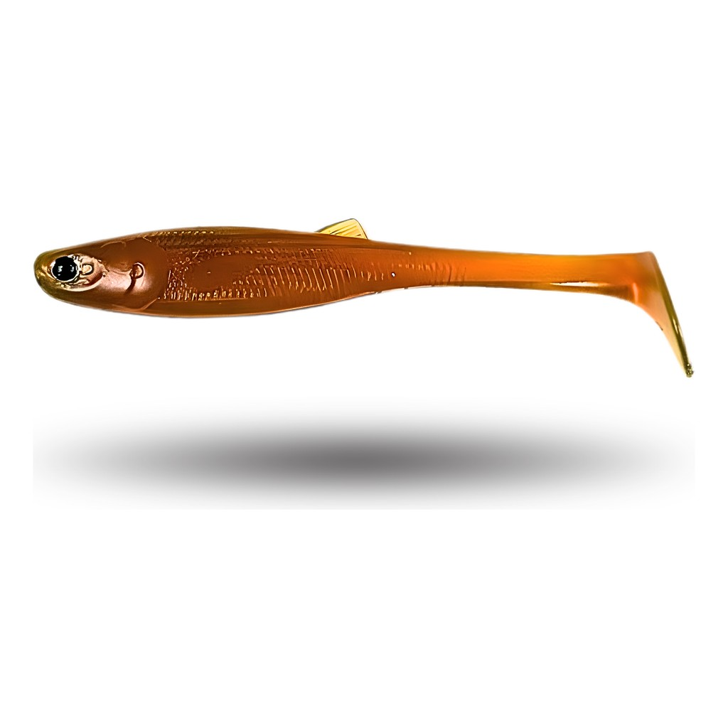 Blackfin Trigger Shad 7,5cm - Pure Motoroil - Fiskedrag - Jiggar - Gummibeten - Abborrjiggar - Gösjiggar
