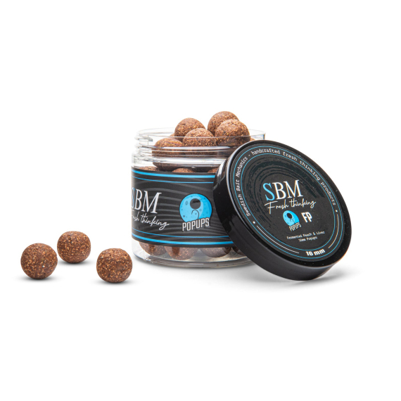 SBM Popups - Fermented Peach & Liver i gruppen Fiskedrag / Boilies, Krokbeten & Mäsk / Popups & Wafters hos Sportfiskeprylar.se (SBM-FP-Pr)