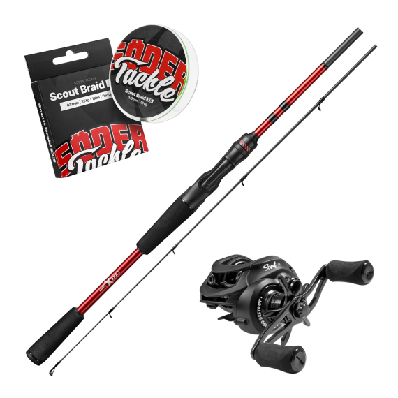 Lake X Perch Casting Combo 7\'2\'\' 5-25g i gruppen Fiskeset / Spinnfiskeset / Spinnfiskeset Abborre hos Sportfiskeprylar.se (SCOUTBCLAKEXSET)