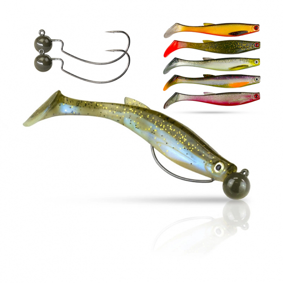 Scout Shad Tungsten Offset Jig Head Bundle i gruppen Fiskedrag / Betespaket / Betespaket Abborre hos Sportfiskeprylar.se (SCSTJH2)