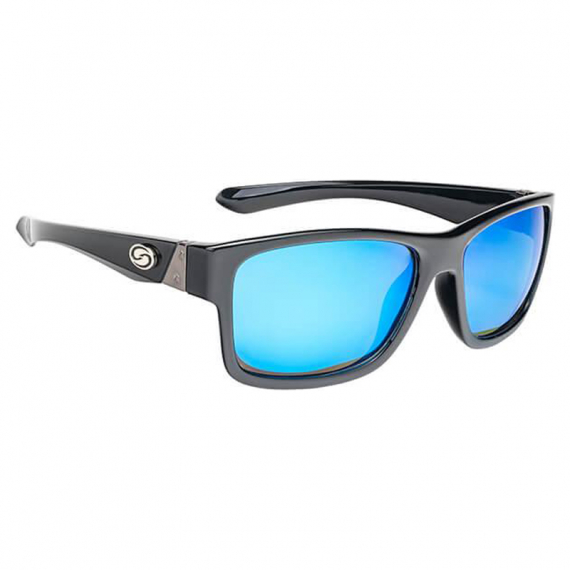 Strike King SK Pro Sunglasses Black Frame, Wht Blue Mirror Gray Base Lens i gruppen Kläder & Skor / Solglasögon / Polariserade Solglasögon hos Sportfiskeprylar.se (SG-P301)