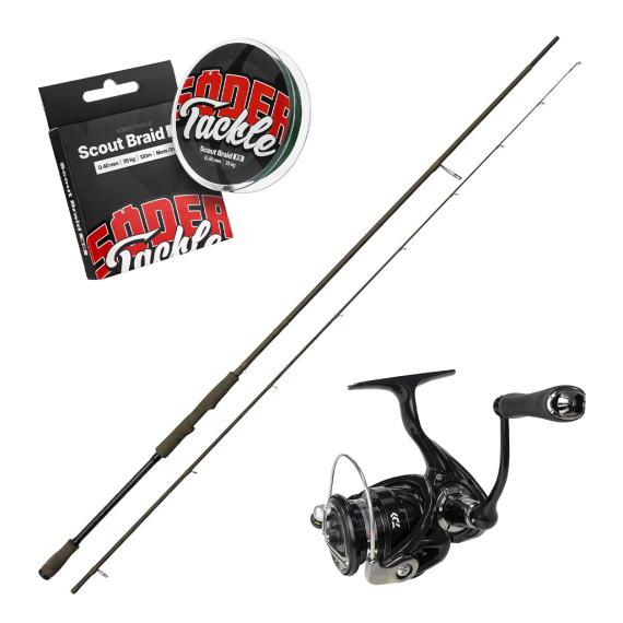 Savage Gear SG4 Medium Game & Pitch Black 7\'3\'\'/2.21m XF 15-45g i gruppen Fiskeset / Haspelset / Haspelset Allround hos Sportfiskeprylar.se (SG4MEDIUMCOMBO)
