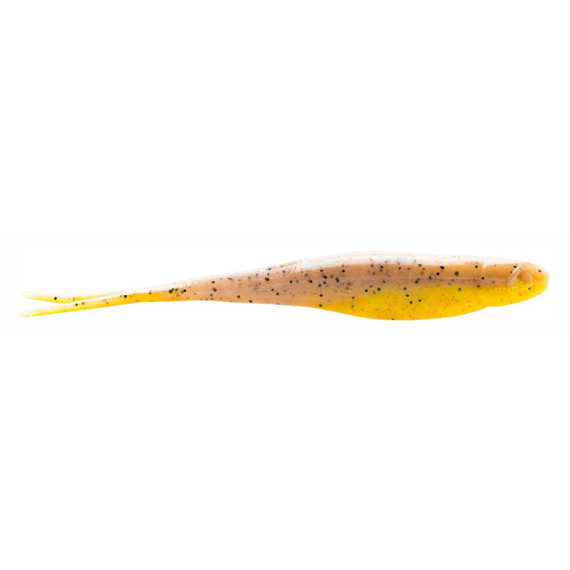 Z-Man Scented Jerk Shadz 4\'\' - Bruised Banana (5-pack) i gruppen Fiskedrag / Jiggar & Gummibeten / Soft Jerkbait & Pintails hos Sportfiskeprylar.se (SJS4-279PK5)