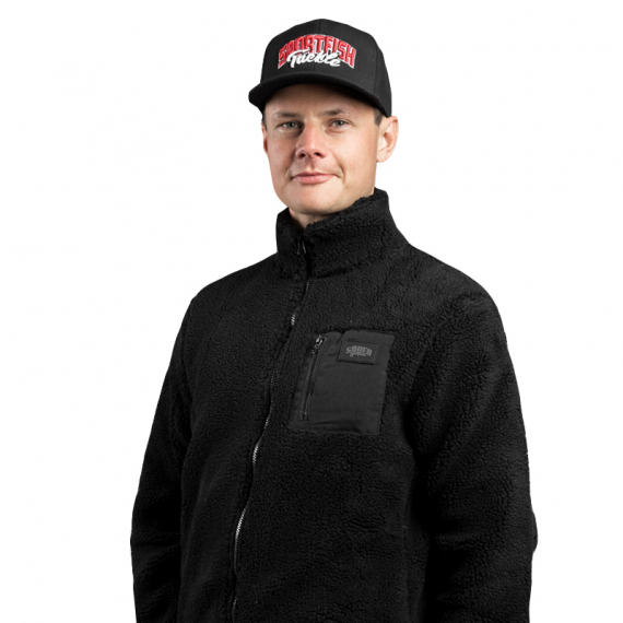 Söder Sportfiske Retro Fleece Black i gruppen Kläder & Skor / Kläder / Jackor / Fleecejackor hos Sportfiskeprylar.se (SK2026BLSSr)