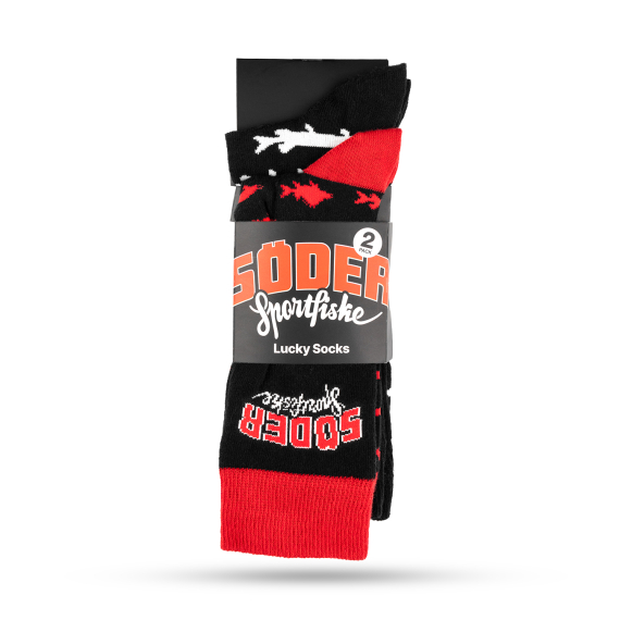 Söder Lucky Socks 41-46 2-pack i gruppen Kläder & Skor / Kläder / Underställ & Underkläder / Strumpor hos Sportfiskeprylar.se (SLS24146)
