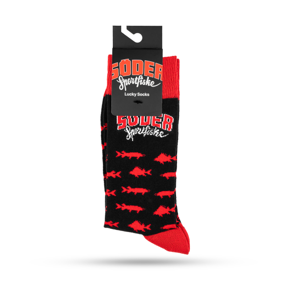 Söder Lucky Socks Cotton Red Tiger 41-46 1-pack i gruppen Kläder & Skor / Kläder / Underställ & Underkläder / Strumpor hos Sportfiskeprylar.se (SLSRT4146)