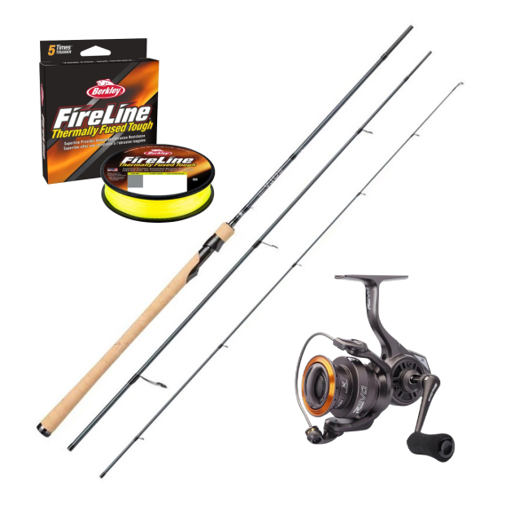 Abu Garcia Sölv AG2 Setrout Spinning Combo i gruppen Fiskeset / Haspelset / Haspelset Havsöring hos Sportfiskeprylar.se (SOLVAG2SEATROUTSET)