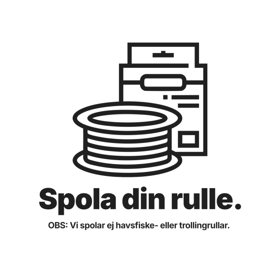 Spola min rulle (köp ihop med rulle och lina) i gruppen Verktyg & Tillbehör hos Sportfiskeprylar.se (SPOLARULLE2020)