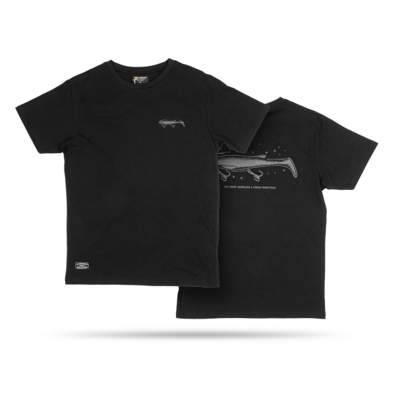 SQRTN x Söder Sportfiske Scout Shad Tee, Black i gruppen Kläder & Skor / Kläder / T-shirts hos Sportfiskeprylar.se (SQSS-001-Sr)