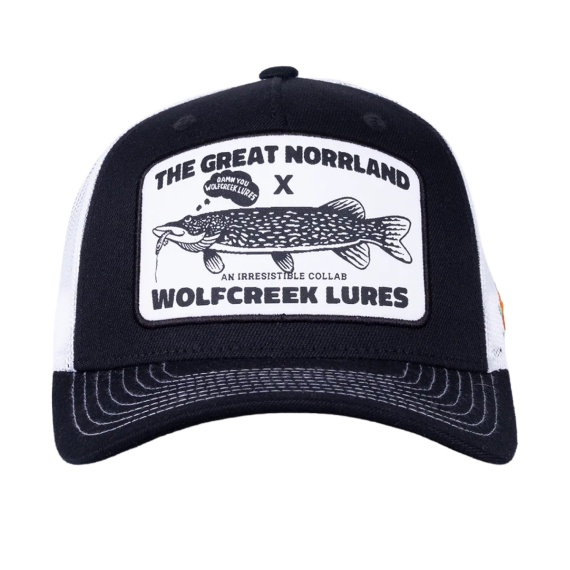 SQRTN X Wolfcreek Lures Trucker Cap i gruppen Superdeals-se / Paketpris hos Sportfiskeprylar.se (SQWC-008-OSFA)