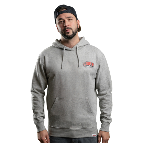 Söder Sportfiske Hoodie Grey i gruppen Kläder & Skor / Kläder / Tröjor / Hoodies hos Sportfiskeprylar.se (SS30004Sr)