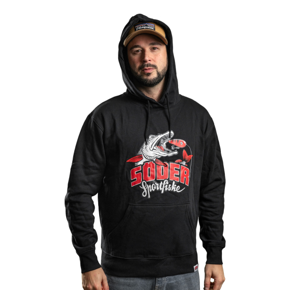 Söder Sportfiske Hoodie Last Cast Black i gruppen Kläder & Skor / Kläder / Tröjor / Hoodies hos Sportfiskeprylar.se (SS30005Sr)