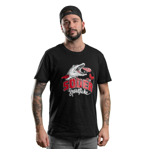Söder Sportfiske T-Shirt Last Cast Black i gruppen Kläder & Skor / Kläder / T-shirts hos Sportfiskeprylar.se (SS30008Sr)