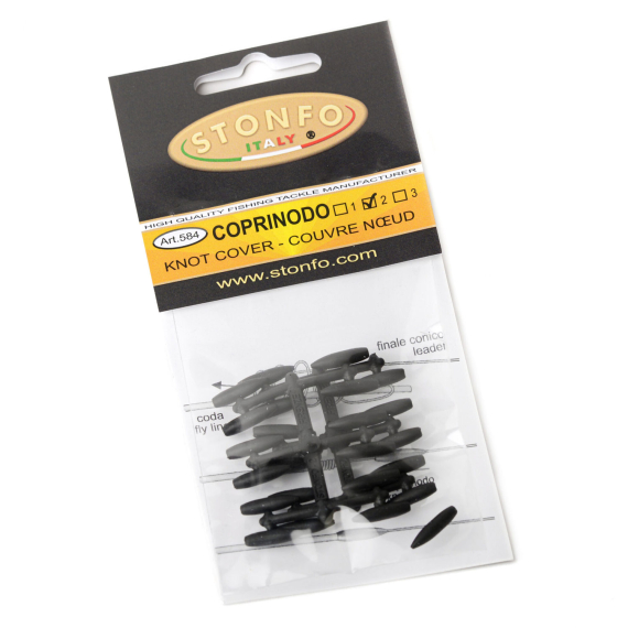 Knot Cover #2 - Black i gruppen Fiskelinor / Flugfiskelinor / Tillbehör Flugfiskelinor hos Sportfiskeprylar.se (ST-584-2B)