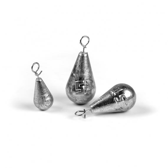 Söder Tackle Fast Lead Sinker 4-pack i gruppen Krok & Småplock / Jiggskallar / Clip Weights hos Sportfiskeprylar.se (ST-5LFSr)