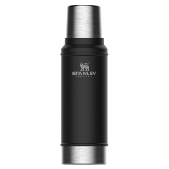 Stanley The Legendary Classic Bottle 750ml - Matte Black i gruppen Outdoor / Friluftskök & Redskap / Termosar / Termos hos Sportfiskeprylar.se (ST1001612028)