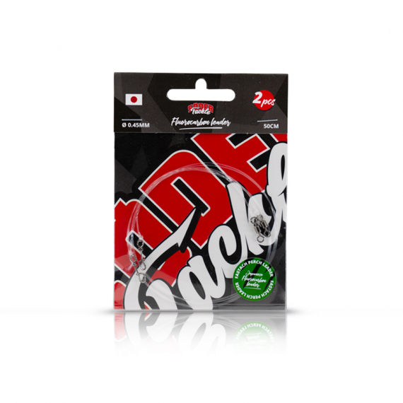 Söder Tackle Fluorocarbon Perch Leader (2-pack) - 0.45mm, 50cm i gruppen Krok & Småplock / Tafsar & Tafsmaterial / Färdiga Tafsar / Fluorocarbontafsar hos Sportfiskeprylar.se (STC-TT0008)