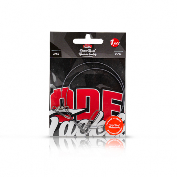 Söder Tackle Pike Leader 1x7 Titanium 45cm, 60lb (1-pack) i gruppen Krok & Småplock / Tafsar & Tafsmaterial hos Sportfiskeprylar.se (STC-TT0013)