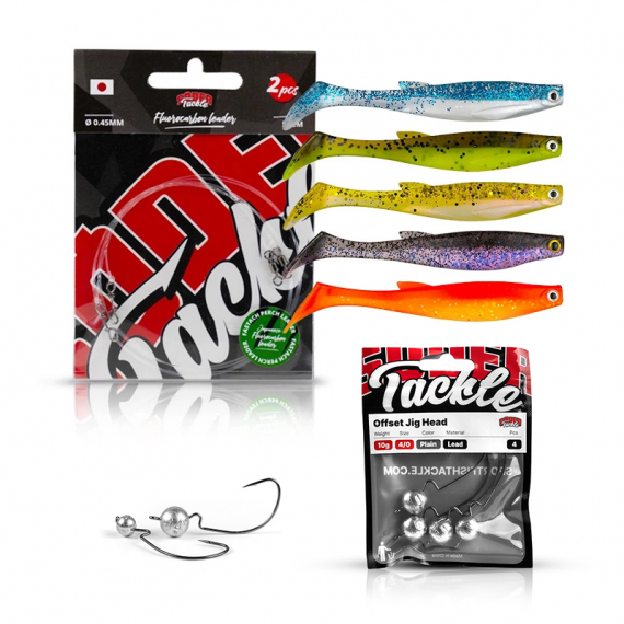 Scout Shad 9 Weedless Bundle i gruppen Fiskedrag hos Sportfiskeprylar.se (STSCS9WLTO)