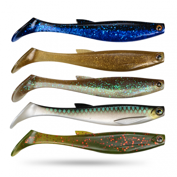 Scout Shad 9cm (5-pack) - Mixed-pack 9 i gruppen Fiskemetoder / Spinnfiske hos Sportfiskeprylar.se (STSS9-MIX09)