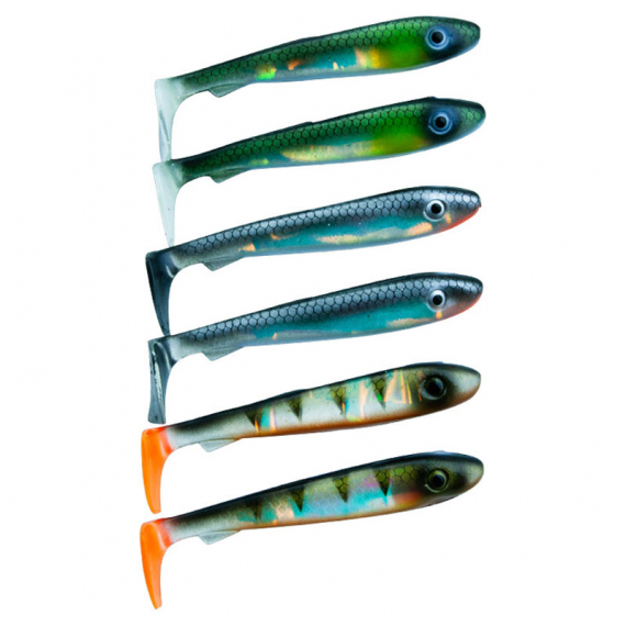 Svartzonker McRubber Bass 8cm (6-pack) i gruppen Fiskedrag / Jiggar & Gummibeten / Abborrjiggar & Gösjiggar hos Sportfiskeprylar.se (SZ100153r)