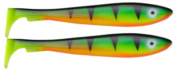 McRubberShad 23cm (2-Pack) - C3 Firetiger i gruppen Fiskedrag / Jiggar & Gummibeten / Gäddjiggar hos Sportfiskeprylar.se (SZ103303)