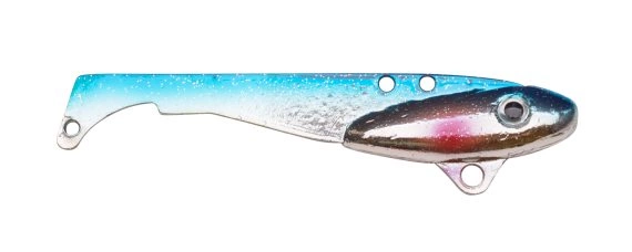 SvartZonker Vibrating Bass 18g - Chrome Blue i gruppen Fiskedrag / Vibrationsbeten hos Sportfiskeprylar.se (SZ106601)