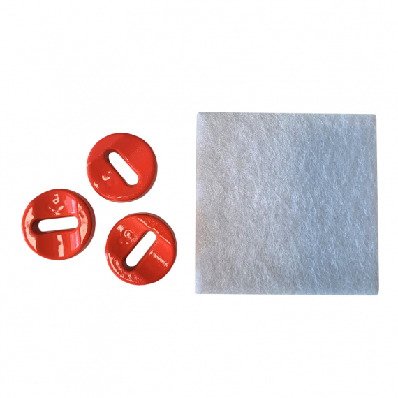 Svartzonker The Button Hardbait Weight System Fl. Orange (3-pack) i gruppen Krok & Småplock / Sänken & Vikter / Övriga Sänken & Tyngder hos Sportfiskeprylar.se (SZ110507r)