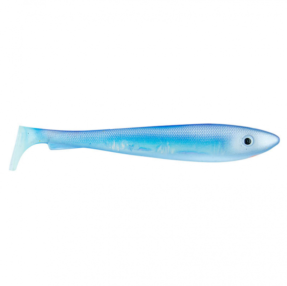 SvartZonker McRubber Flash Shad 23cm (2-pack) - Blue Silver i gruppen Fiskedrag / Jiggar & Gummibeten / Gäddjiggar hos Sportfiskeprylar.se (SZ111103)