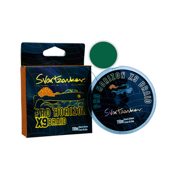 Svartzonker Pro Horizon X9 Braid 110m i gruppen Fiskelinor / Flätlinor & Superlinor hos Sportfiskeprylar.se (SZ112900r)