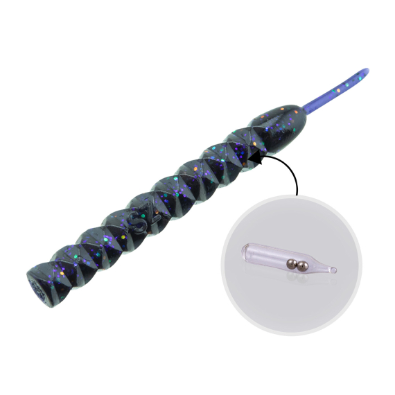 SvartZonker Rattling Teaser Junior (8-pack) i gruppen Fiskedrag / Jiggar & Gummibeten / Kräftor & Creaturebaits / Maskar & Worm baits hos Sportfiskeprylar.se (SZ115380r)