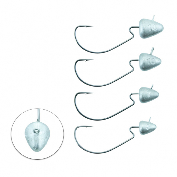Svartzonker Offset Bismuth (2-pack) i gruppen Krok & Småplock / Jiggskallar / Offset Jiggskallar hos Sportfiskeprylar.se (SZ115450r)