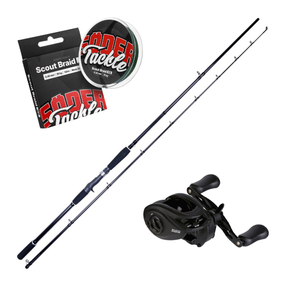 SvartZonker Black Series The Horizon 9\' 1\'\' Casting Combo - 400g i gruppen Fiskeset / Spinnfiskeset / Spinnfiskeset Gädda hos Sportfiskeprylar.se (SZBLACKCOMBO)