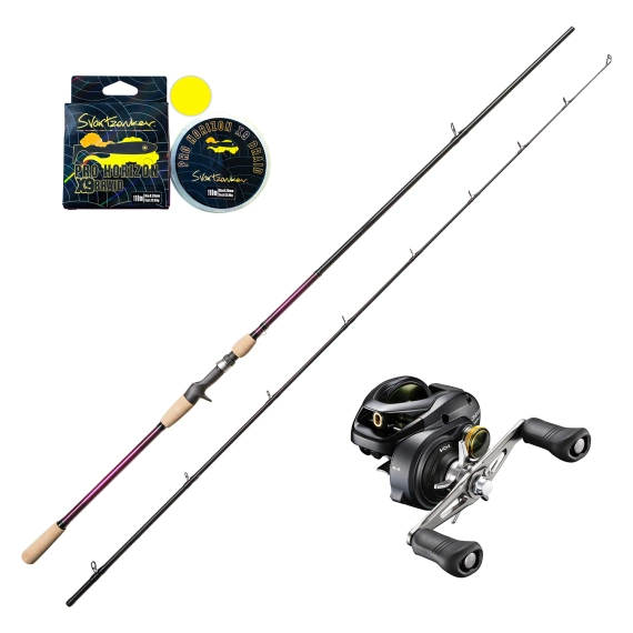 SvartZonker The Force Comfort 8\'6\'\' 30-140g Curado Casting Combo i gruppen Fiskeset / Spinnfiskeset / Spinnfiskeset Gädda hos Sportfiskeprylar.se (SZTHEFORCECURADOCOMBO)