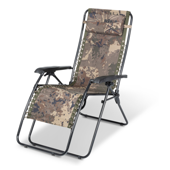 Nash Bank Life Hi Back Lounger Camo i gruppen Outdoor / Tält & Tältmöbler / Stolar & Bord / Stolar hos Sportfiskeprylar.se (T1239)