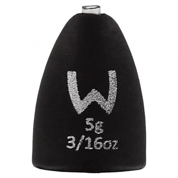 Westin Add-It Tungsten Bullet Weights Matte Black (4-pack) - 5g i gruppen Krok & Småplock / Sänken & Vikter / Bullet Weights hos Sportfiskeprylar.se (T38-628-005)