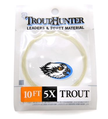 Trout Hunter Nylon Leader 10ft 4X | 0,185 mm i gruppen Krok & Småplock / Tafsar & Tafsmaterial hos Sportfiskeprylar.se (TH50042)