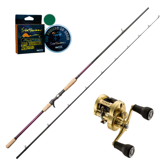 SvartZonker The Force The Deep and Dirty 9\' 60-240g Calcutta Conquest Combo i gruppen Fiskeset / Spinnfiskeset / Spinnfiskeset Gädda hos Sportfiskeprylar.se (THEFORCECONQUEST)
