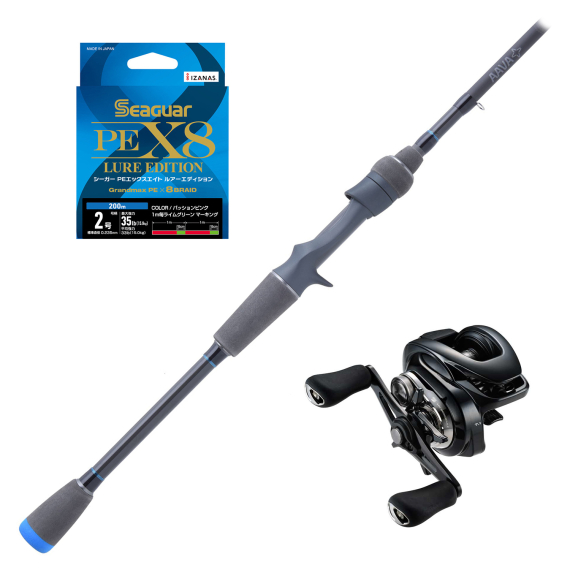 AAVA Tiraphene 7\'4\'\' 6-25g Heavy Jigging Combo i gruppen Fiskeset / Spinnfiskeset / Spinnfiskeset Abborre hos Sportfiskeprylar.se (TIRAPHENEMETANIUMSCCOMBO)