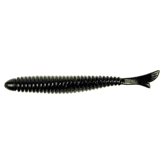 Baitbreath U30 Fish Tail Ringer 9cm - Solid Black i gruppen Fiskedrag / Jiggar & Gummibeten / Abborrjiggar & Gösjiggar hos Sportfiskeprylar.se (TRA-BB132)