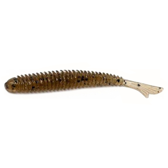Baitbreath U30 Fish Tail Ringer 9cm - Mud Greenpumpkin/Seed i gruppen Fiskedrag / Jiggar & Gummibeten / Abborrjiggar & Gösjiggar hos Sportfiskeprylar.se (TRA-BB134)