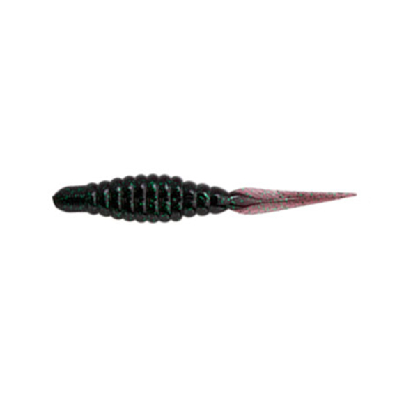 Baitbreath U30 Flat Pin Tail 11,4cm - Junebug/Green i gruppen Fiskedrag / Jiggar & Gummibeten / Kräftor & Creaturebaits / Maskar & Worm baits hos Sportfiskeprylar.se (TRA-BB168)